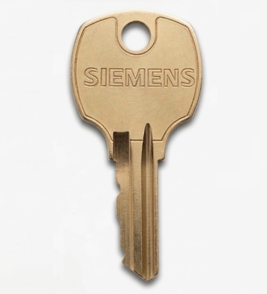 B363A key for Siemens, reverse face