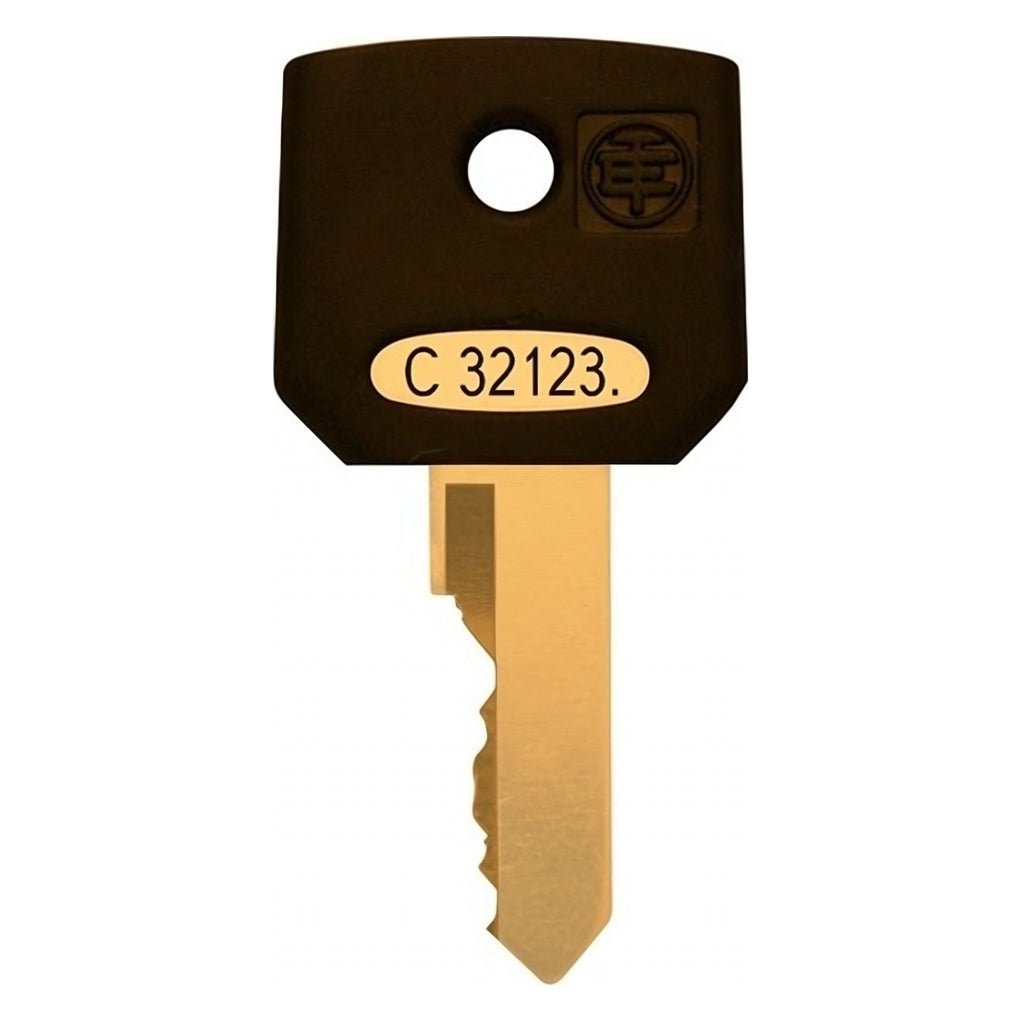 C32123 replacement key for Schneider Electric 22mm switches, key code face