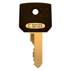 C32123 replacement key for Schneider Electric 22mm switches, key code face