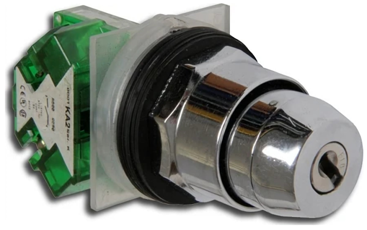 Square D 30mm key switch