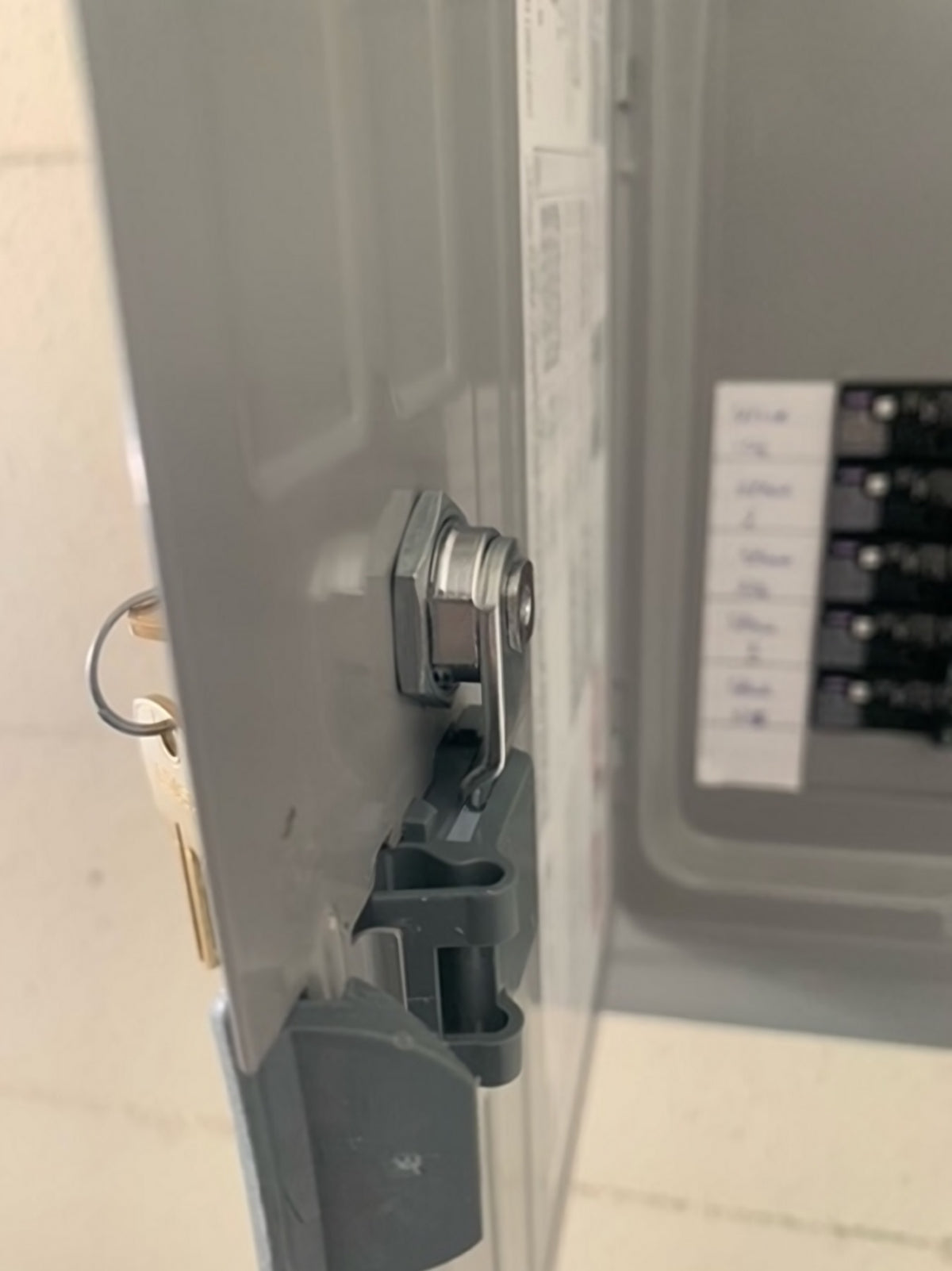 ECQFL2 flush lock, alternate view