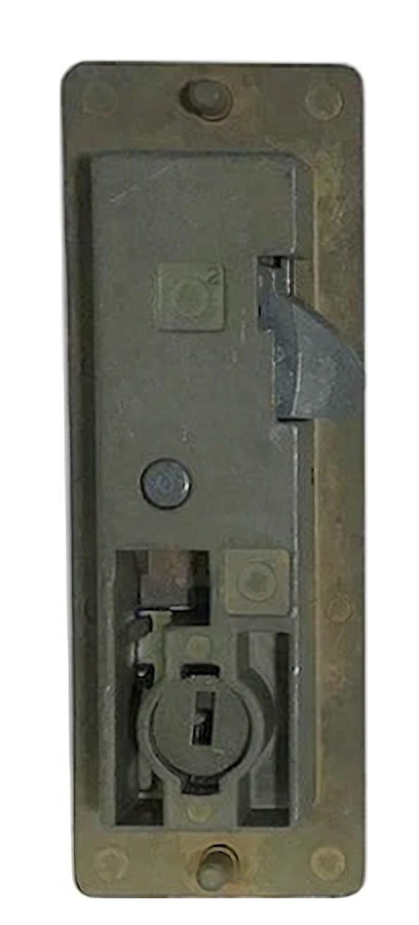 Rear view of lock