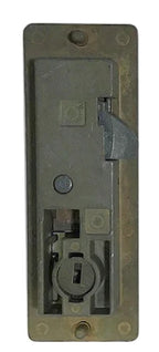 Rear view of lock