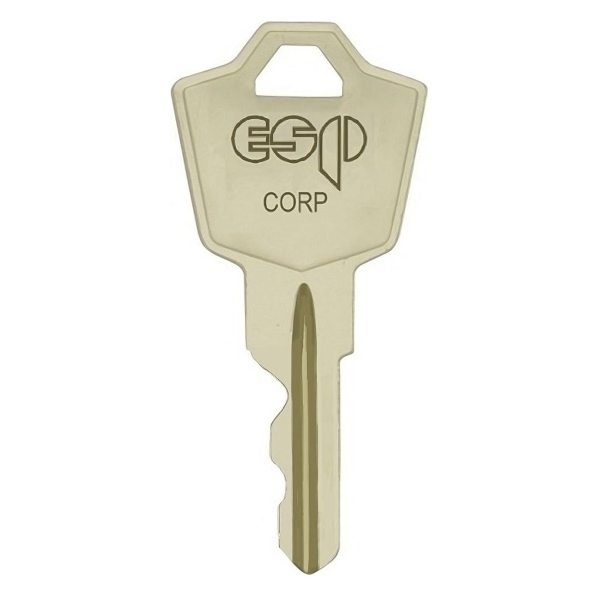 ES201 key for Square D, reverse face showing ESP Corp marking